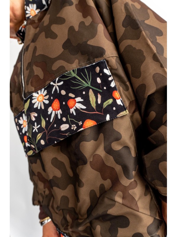 WIATRÓWKA CAMO KWIATY POLNE