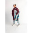 PŁASZCZ HOODIE BURGUND KRATA