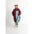 PŁASZCZ HOODIE BURGUND KRATA