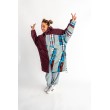 PŁASZCZ HOODIE BURGUND KRATA