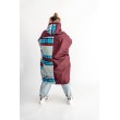 PŁASZCZ HOODIE BURGUND KRATA