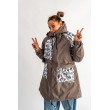 PARKA KAMIENNY SZARY IRYSY