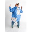 PARKA BABY BLUE POLNE KWIATY
