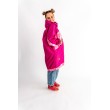 PŁASZCZ HOODIE FUKSJA SERCA