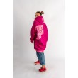 PŁASZCZ HOODIE FUKSJA SERCA